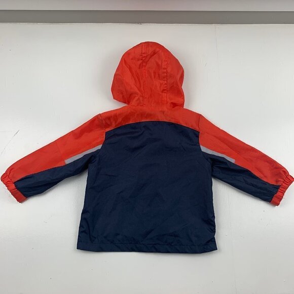 OshKosh B'Gosh Windbreaker/Rain Hooded Jacket Kids Size 4 - Picture 2 of 7